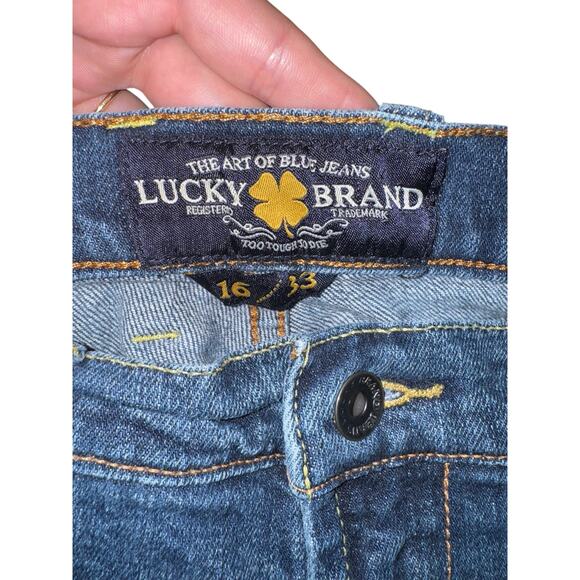 Lucky Brand Sweet ’N Low Bootcut Jeans Men’s 36/33 Dark Wash Stretch - Picture 6 of 8